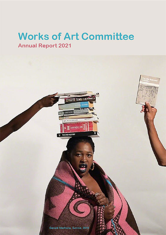 Cover of UCT Works of Art Committee (WOAC) Annual Report 2021